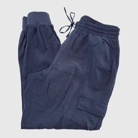 INC International Concepts Utility Jogger Pant Blue Stretch Pockets - Picture 7 of 13
